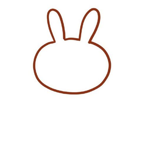 可爱的卡通兔子简笔画图片