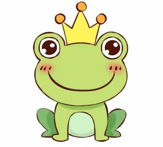 青蛙王子简笔画图片