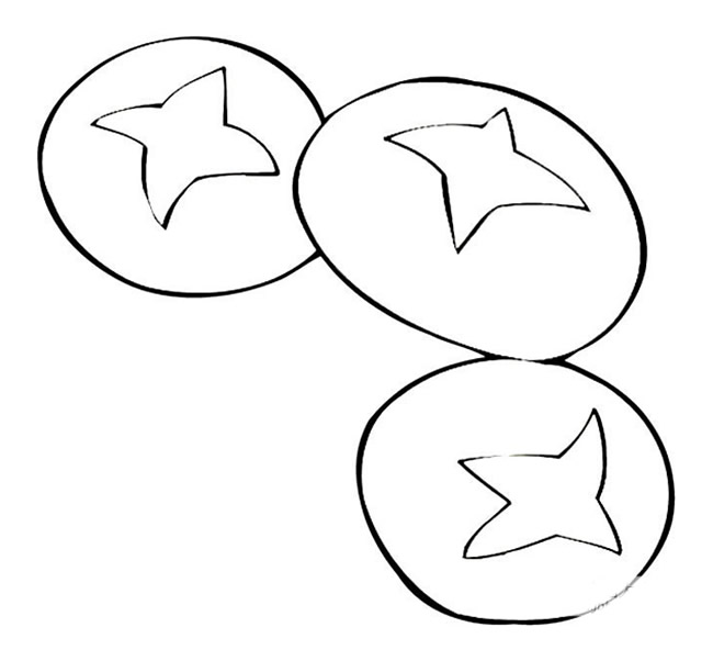 水果简笔画大全 柿子简笔画