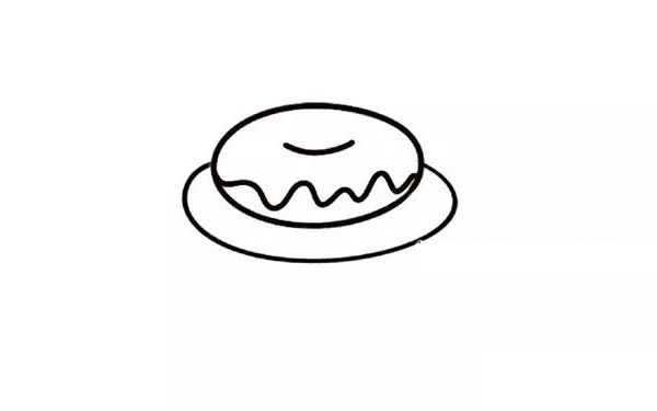 奶油蛋糕简笔画
