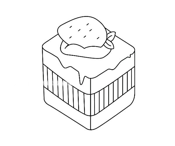 生日蛋糕简笔画