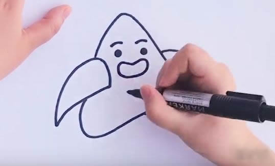 卡通粽子简笔画图片