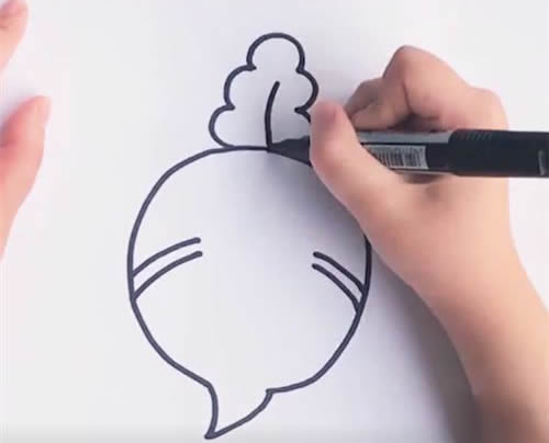 红萝卜画法图片简笔画