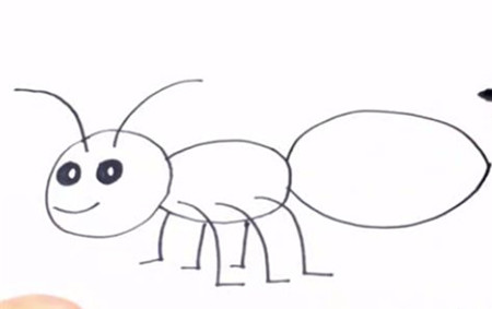 小蚂蚁简笔画怎么画5 小蚂蚁简笔画怎么画5
