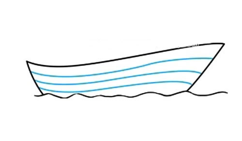 海盗船的画法简笔画