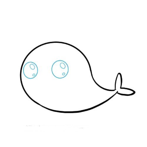 独角鲸简笔画