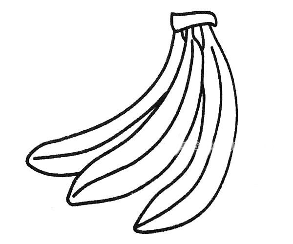 香蕉简笔画图片4