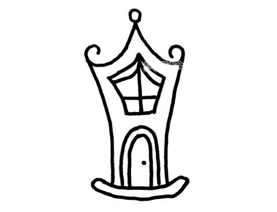 小房子简笔画5