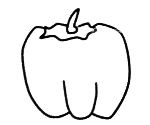 青椒简笔画图片大全
