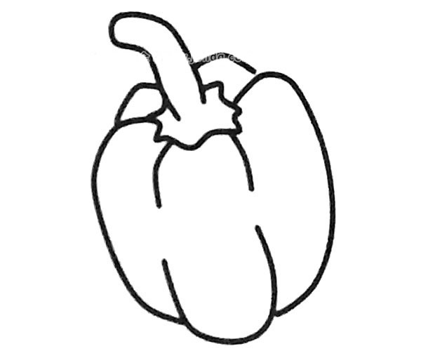 青椒简笔画图片大全