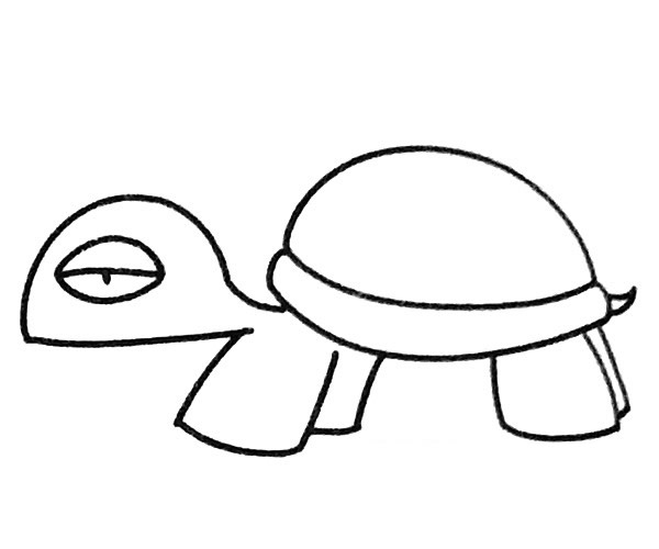 6款卡通乌龟简笔画图片