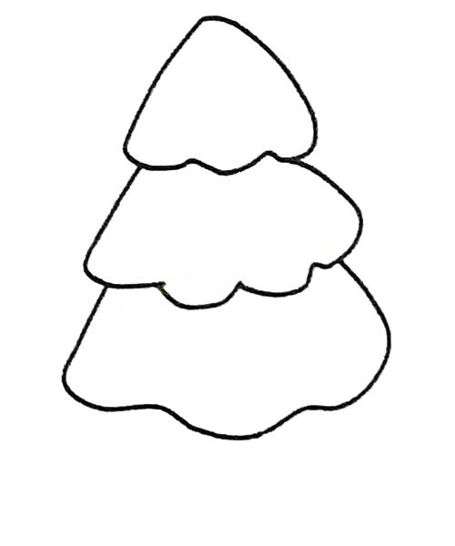 松树简笔画