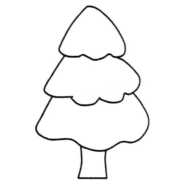松树简笔画