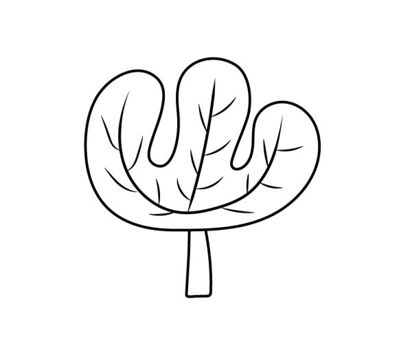 大树简笔画图片