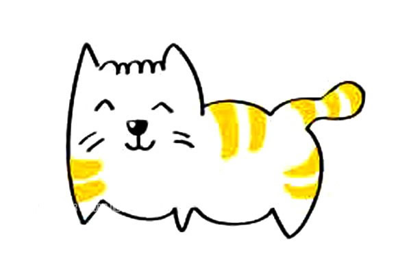 可爱的小猫简笔画大全