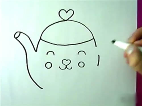 茶壶简笔画