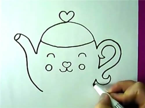 茶壶简笔画