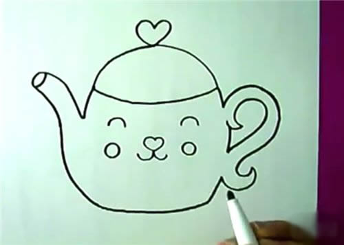 茶壶简笔画