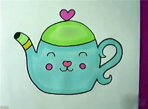 茶壶简笔画