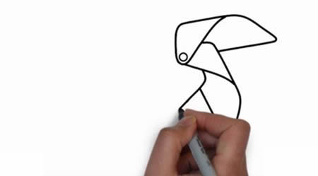风车简笔画步骤图教程