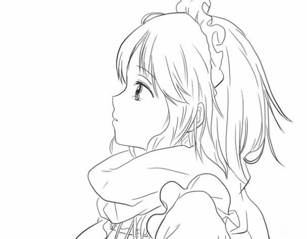 动漫少女简笔画的画法步骤教程 画漫画少女怎么画简笔画