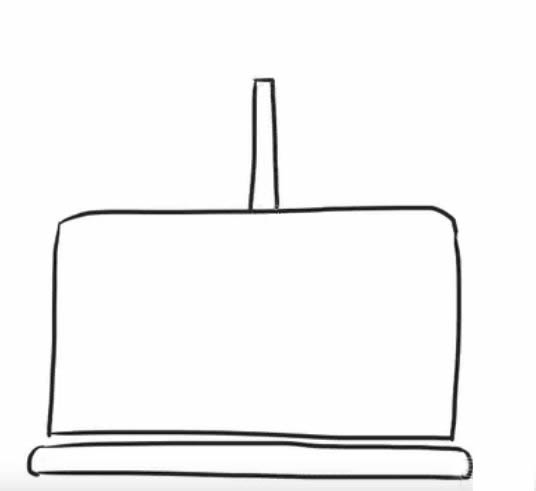 生日蛋糕简笔画