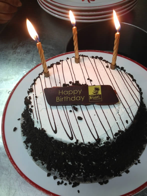 生日蛋糕简笔画