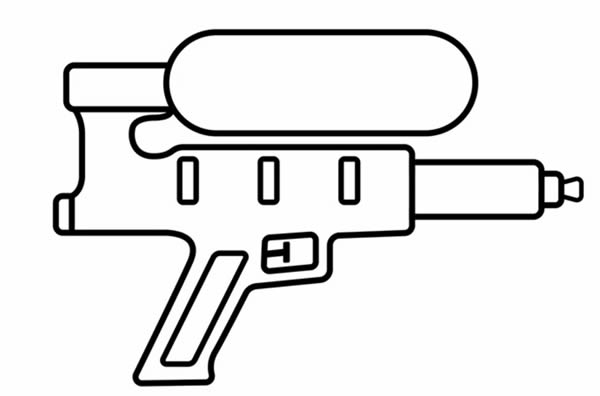 玩具水枪简笔画