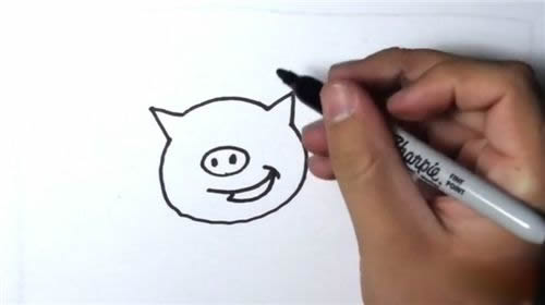 小猪简笔画