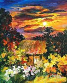 秋色宜人国外油画作品欣赏