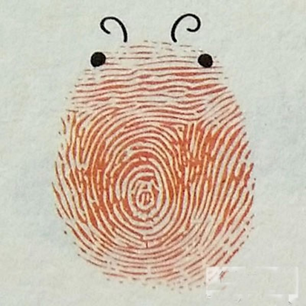 瓢虫指印画教程 瓢虫简笔画怎么画图解/手指画图片