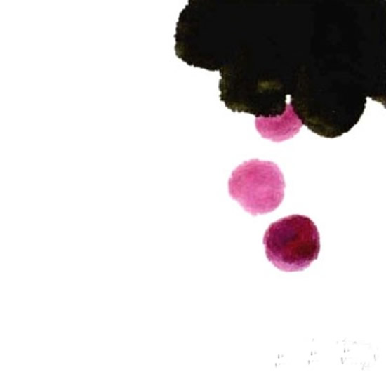 水墨葡萄的画法步骤 儿童画水墨葡萄作品