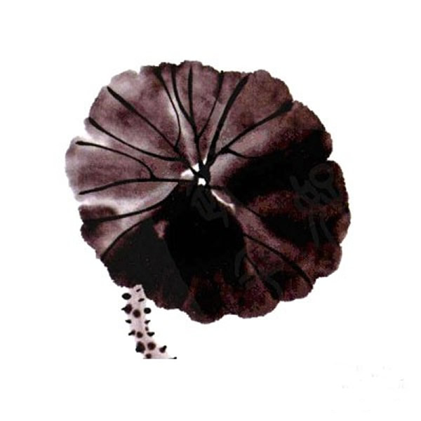 国画荷叶简单画法 儿童画荷叶的画法