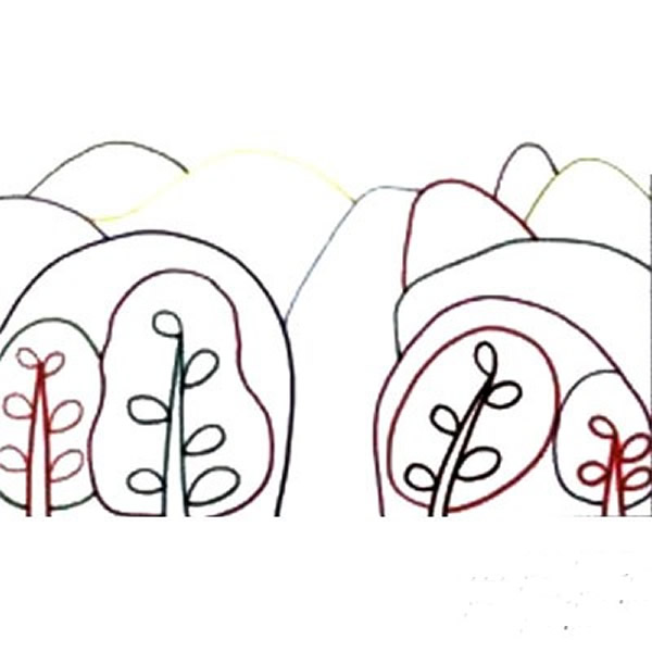 简单的风景水彩画教程 儿童画基础教程