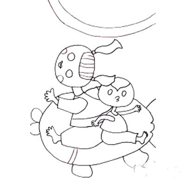 关于春节的儿童画 儿童画年年有余怎么画