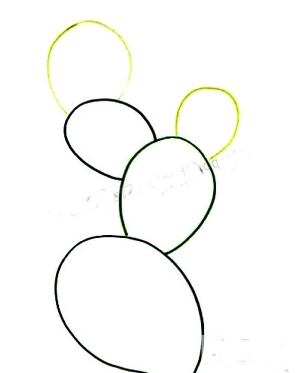 儿童水彩画仙人掌植物步骤教程 儿童画仙人掌怎么画