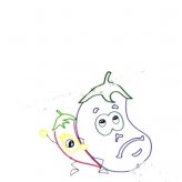 蔬菜水彩画步骤图
