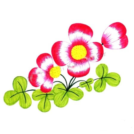 容易上手的儿童水彩画教程步骤_蝶恋花