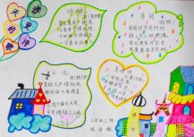 春天的古诗配画手抄报图片