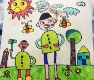 父亲节送给爸爸的一幅画