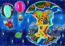 以环保为主题的儿童画优秀作品