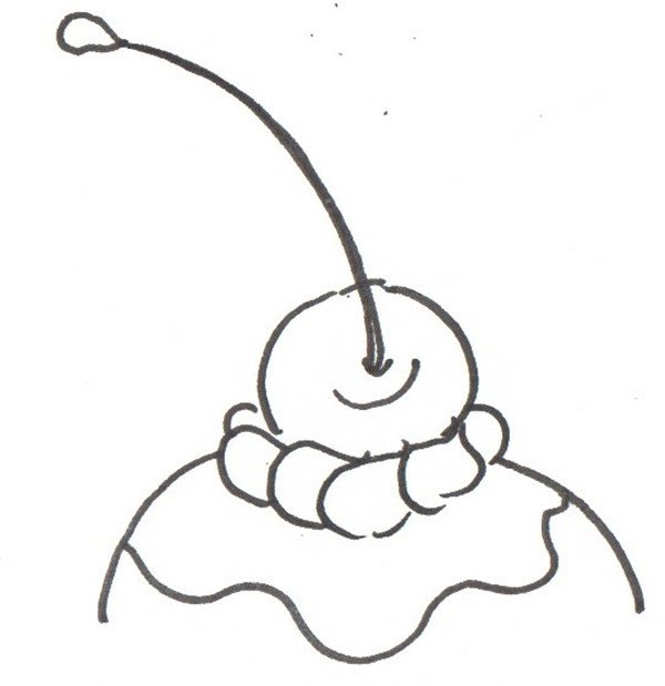 冰淇淋儿童画图片