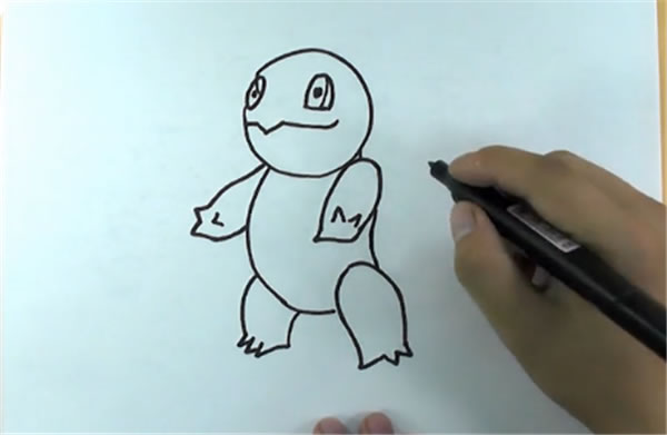 杰尼龟简笔画