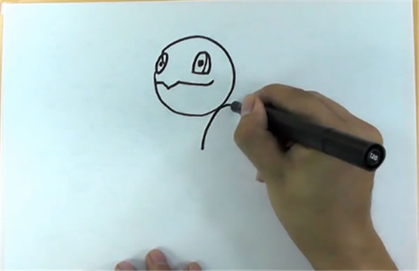 杰尼龟简笔画