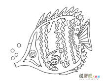 鱼简笔画图片