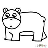 玩具熊简笔画图片