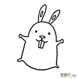 兔子简笔画图片