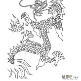 中国龙简笔画图片