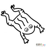 青蛙动物简笔画步骤图片大全
