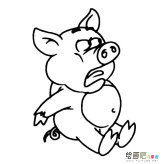 小猪简笔画图片